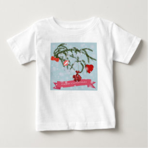 T-shirt Pour Bébé Carrelage en céramique de Noël