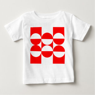 T-shirt Pour Bébé Carrés et cercles du Bauhaus