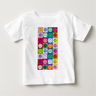 T-shirt Pour Bébé Carrés multicolores