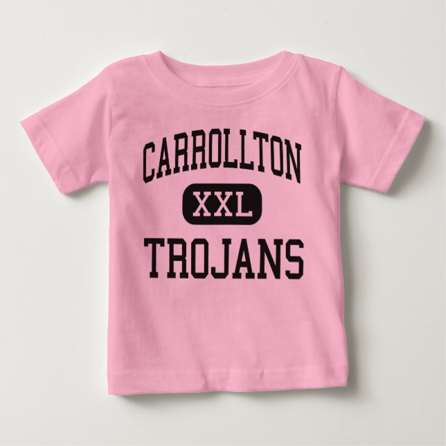 T-shirt Pour Bébé Carrollton - Trojans - Junior - Carrollton Georgia (Devant)
