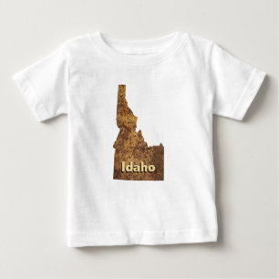 T-shirt Pour Bébé Carte Idaho Spud