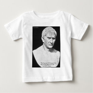 T-shirt Pour Bébé Cartes de sagesse et cadeaux de Cicéron "Bien & Ma