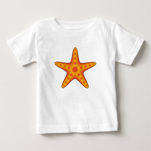 T-shirt Pour Bébé Carton d'Épis orange mignon (Devant)