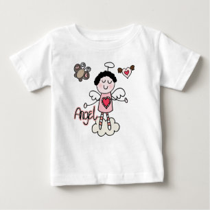 T-shirt Pour Bébé Cartoon Angel Girly Baby Tutu Bodysuit