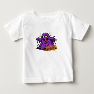 T-shirt Pour Bébé Cartoon Blob - Approuvé par Halloween