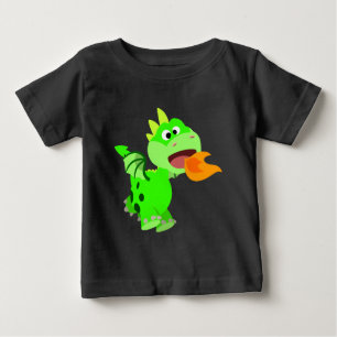T-shirt Pour Bébé Cartoon de bébé dragon Baby Tee - shirts