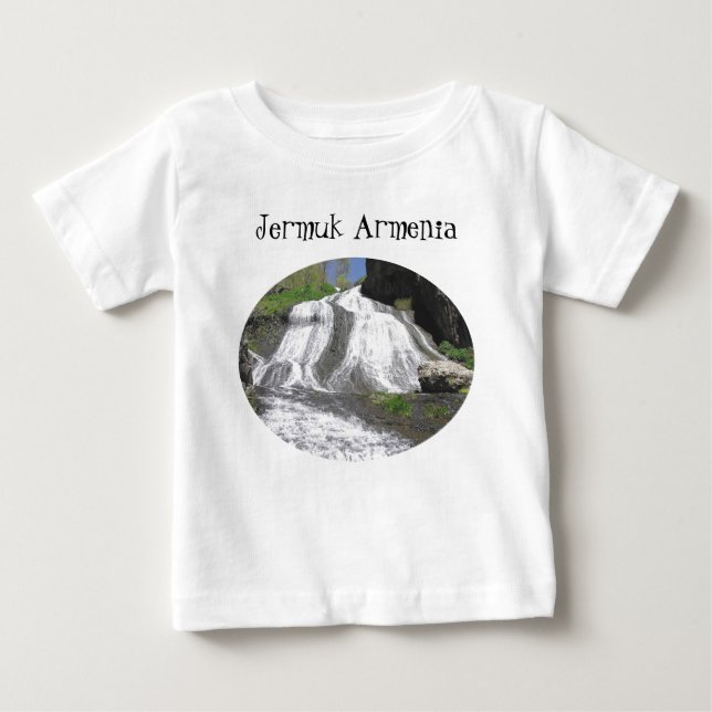 T-shirt Pour Bébé Cascade Jermuk Arménie (Devant)