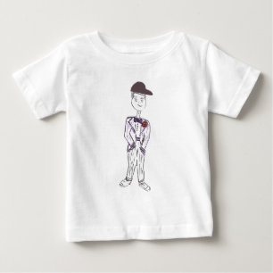 T-shirt Pour Bébé Casquette de baseball noir