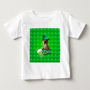 T-shirt Pour Bébé Casquette de la Saint-Patrick Jour du Chien à Taur