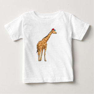 T-shirt Pour Bébé Casquette Giraffe