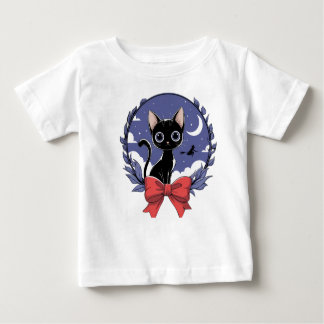 T-shirt Pour Bébé Casquette noire mystique