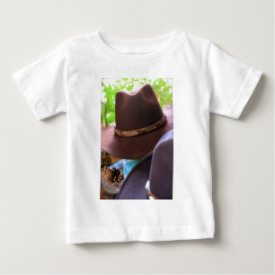 T-shirt Pour Bébé Casquettes Cowboy