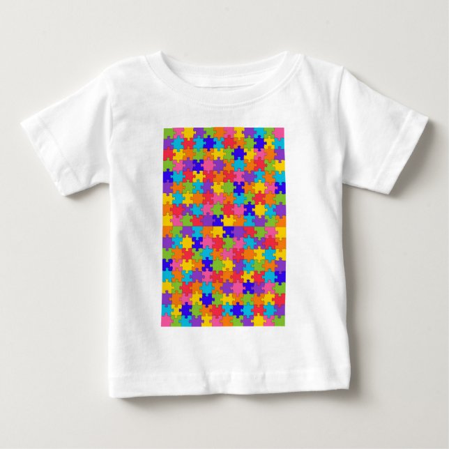 T-shirt Pour Bébé casse-tête de l'autisme (Devant)