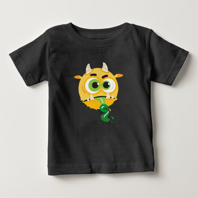 T-shirt Pour Bébé casse-tête troll (Devant)