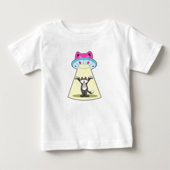T-shirt Pour Bébé Cat (Devant)