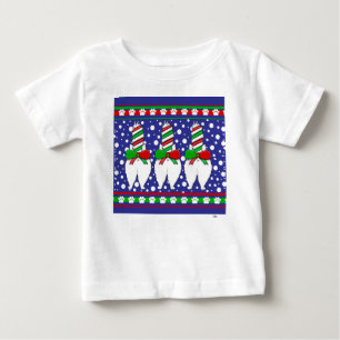 T-shirt Pour Bébé Cat Butt Christmas Green