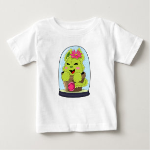 T-shirt Pour Bébé Cat Cactus