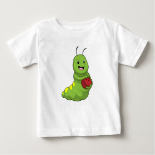 T-shirt Pour Bébé Caterpillar au Bowling avec Bowling ball