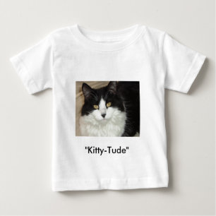 T-shirt Pour Bébé Catitude Chat avec une attitude