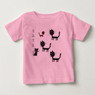 T-shirt Pour Bébé CATS Bébé Tutu Bodysuit, rose
