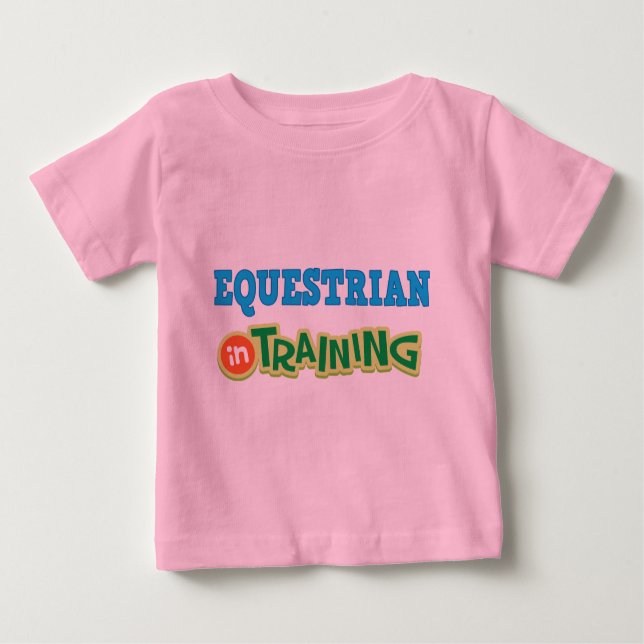 T-shirt Pour Bébé Cavalier dans la formation (avenir) (Devant)