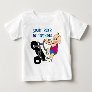 T-shirt Pour Bébé Cavalier de cascade dans la formation