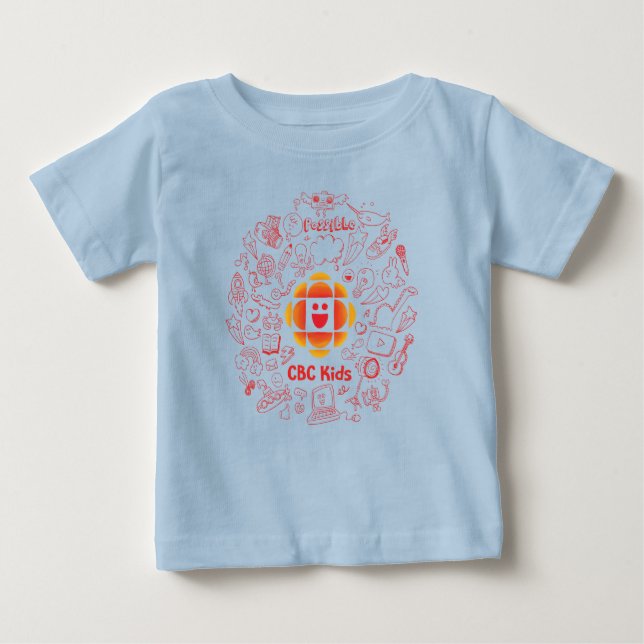 T-shirt Pour Bébé CBC Kids Doodle (Devant)