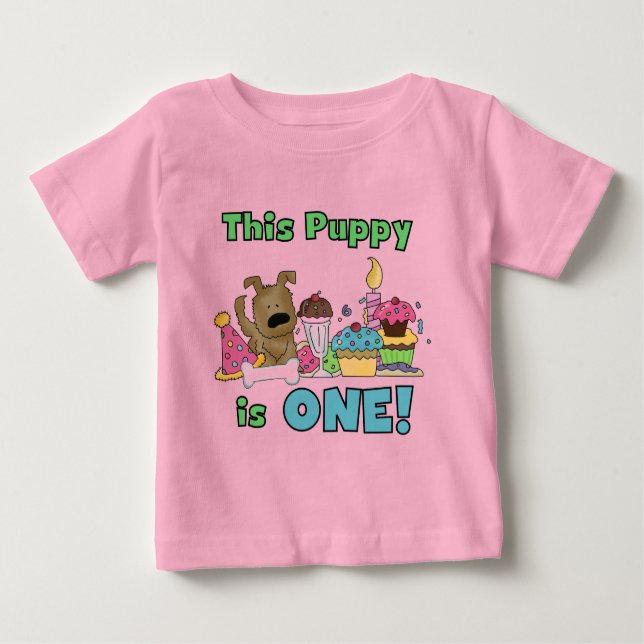 T-shirt Pour Bébé Ce chiot est un tee-shirt et un cadeau (Devant)