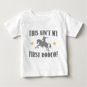T-shirt Pour Bébé Ce n'est pas mon premier rodéo !