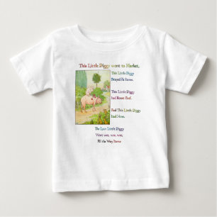 T-shirt Pour Bébé CE PETIT PIGGY - Des rimes pour les enfants