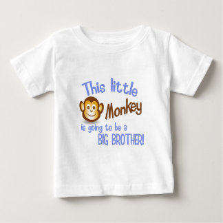 T-shirt Pour Bébé Ce Petit Singe va être un GRAND FRÈRE !