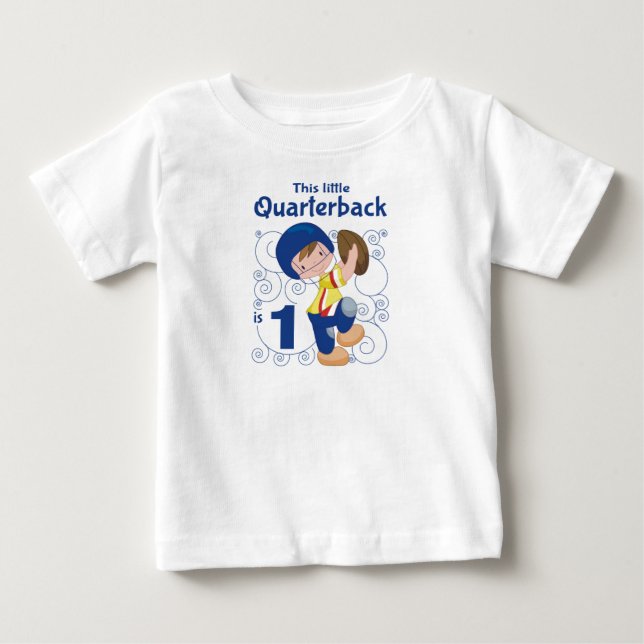 T-shirt Pour Bébé Ce petit stratège a 1 ans (Devant)