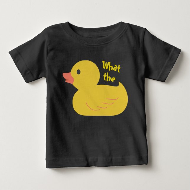 T-shirt Pour Bébé Ce qui le canard ? (Devant)