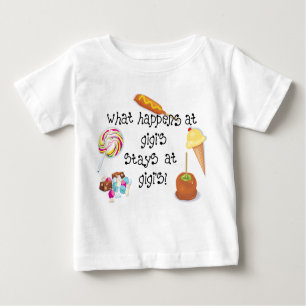 T-shirt Pour Bébé Ce qui se passe chez Gigi's STAYS chez Gigi's !