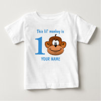 Ce singe de Lil est de l'un premier anniversaire