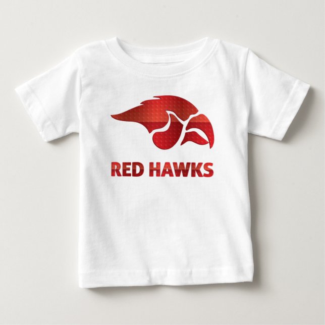 T-shirt Pour Bébé Cedar Springs Red Hawks #5 (Devant)