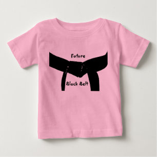 T-shirt Pour Bébé Ceinture noire de futurs arts martiaux