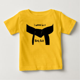 T-shirt Pour Bébé Ceinture noire de futurs arts martiaux
