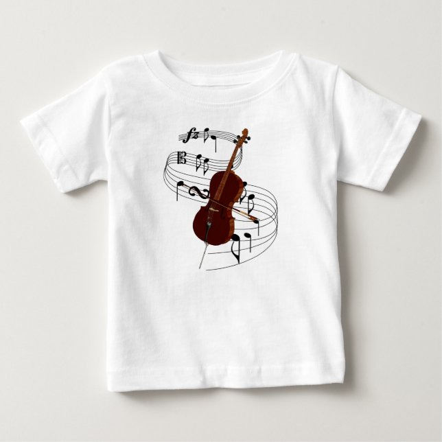 T-shirt Pour Bébé Cello (Devant)
