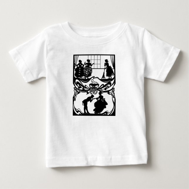 T-shirt Pour Bébé Cendrillon (Devant)