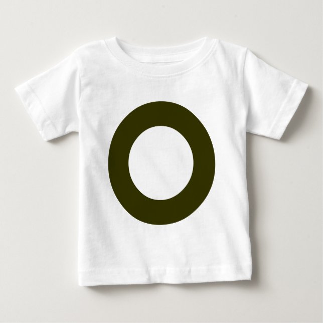 T-shirt Pour Bébé Cercle avec trou - Couleurs (Devant)