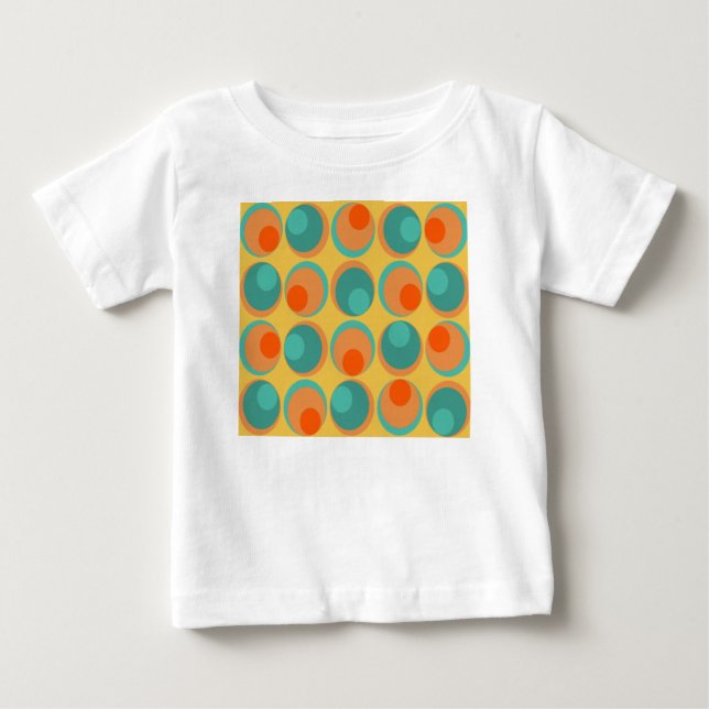 T-shirt Pour Bébé Cercles (Devant)