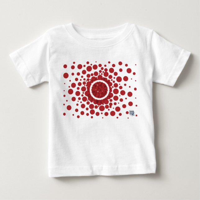 T-shirt Pour Bébé Cercles (Devant)