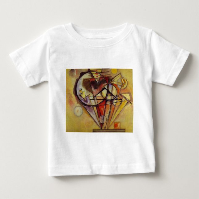T-shirt Pour Bébé Cercles Abstraits Kandinsky (Devant)