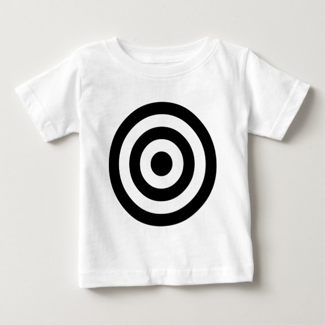 T-shirt Pour Bébé Cercles concentrés (Devant)