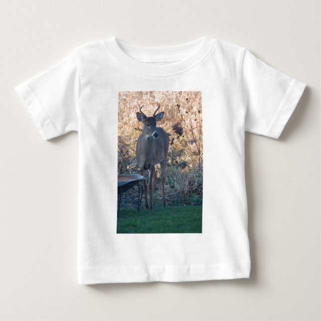 T-shirt Pour Bébé Cerf Buck Sauvage (Devant)