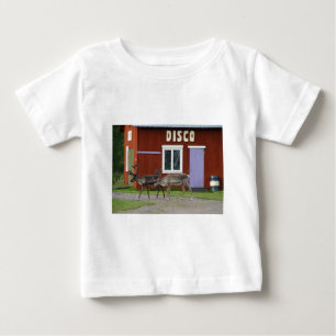T-SHIRT POUR BÉBÉ CERFS COMMUNS DE DISCO