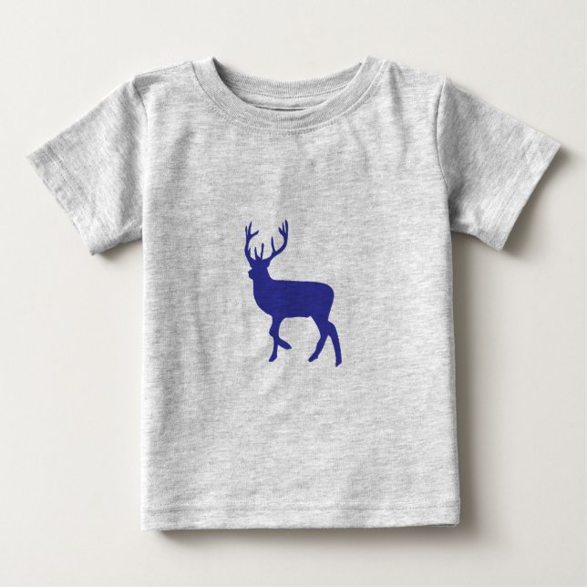 T-shirt Pour Bébé Cerfs communs de zoo (Devant)