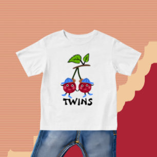 T-shirt Pour Bébé Cerises jumelles