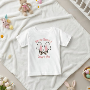 T-shirt Pour Bébé Certains Lapin M'aime Bébé Garçon Tenue de Pâques 